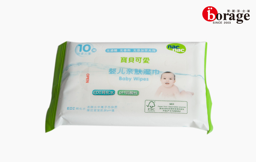嬰兒親膚溼巾10片裝