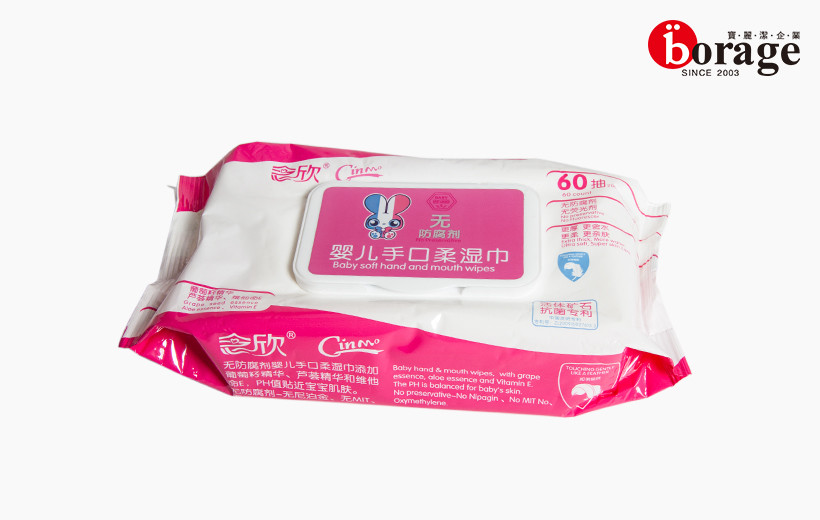 嬰兒手口溼巾60片裝