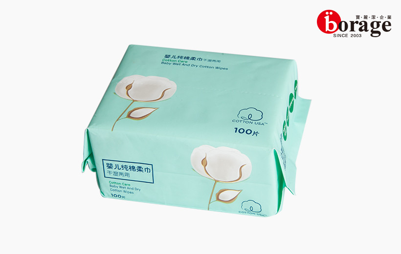 嬰兒純棉柔巾100片裝1