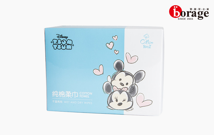 純棉柔巾100片盒裝