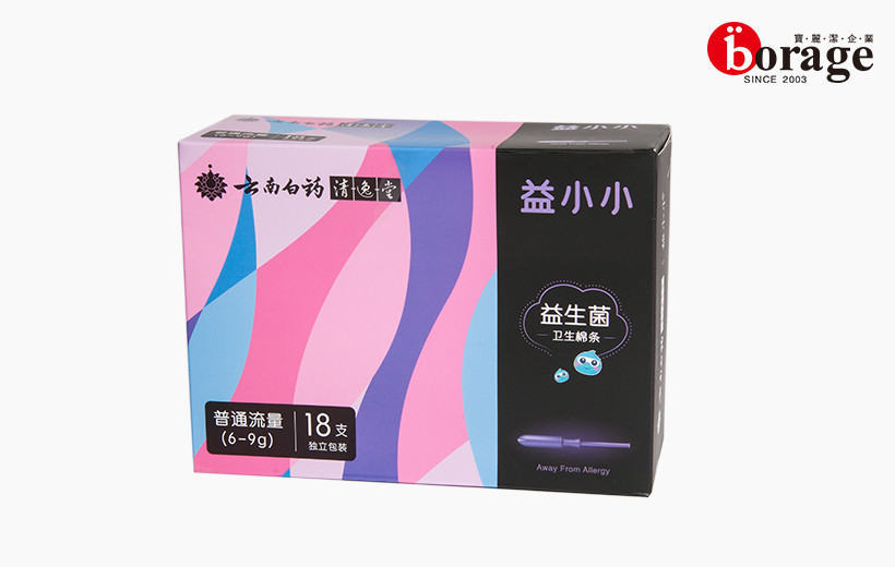 益生菌衛(wèi)生棉條普通流量18支裝